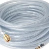PVC-Gewebeschlauch 9 (3/8")x15mm, 25mtr. mit Kupplung & Stecker, NW 7,2