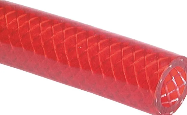 PVC-Gewebeschlauch 13,2 (1/2")x19,8mm, rot, Meterware