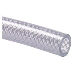 PVC-Gewebeschlauch 9 (3/8")x15,0mm, transparent, 25 mtr. Rolle