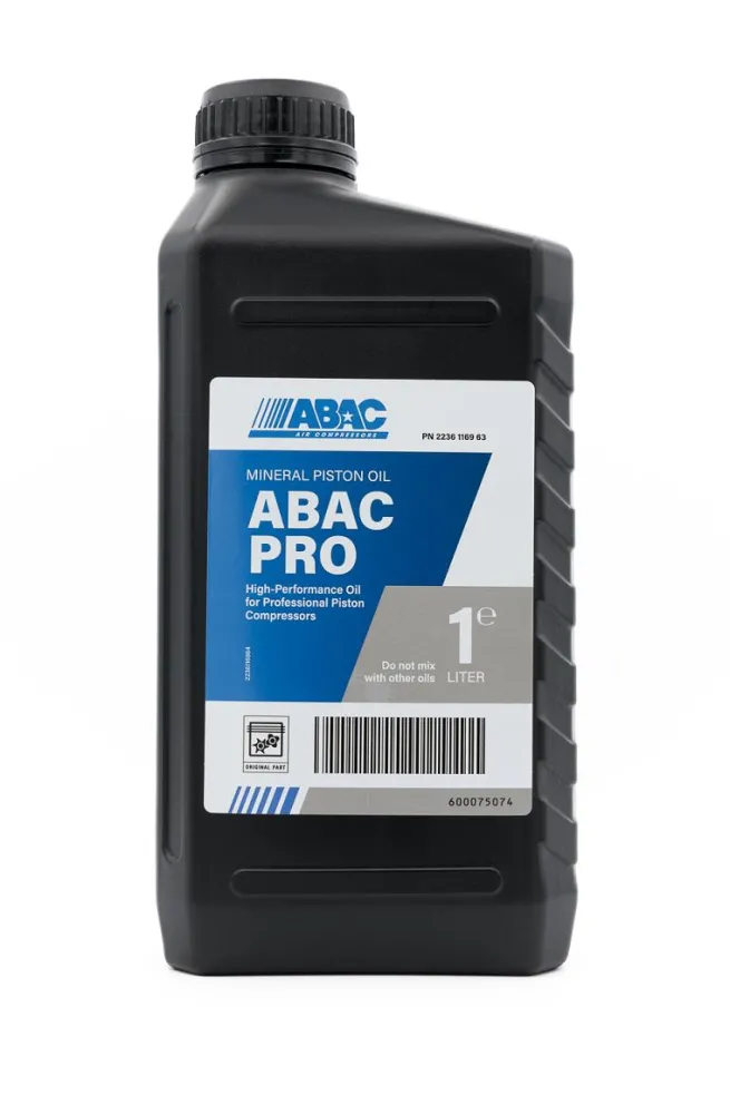 Qualitätsöl für Kolbenkompressoren PRO PISTON ABAC 1L