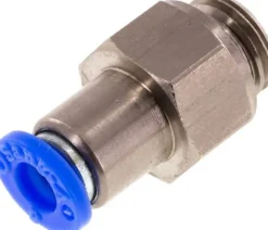 Rückschlagventil G 1/4"-6mm, Durchfluss vom Gewinde zum Schlauch, IQS-Standard