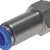 Rückschlagventil G 1/8"-6mm, Durchfluss vom Gewinde zum Schlauch, IQS-Standard