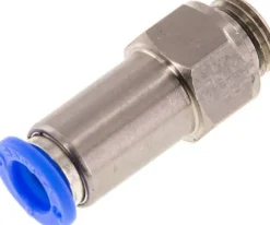 Rückschlagventil G 1/4"-8mm, Durchfluss vom Schlauch zum Gewinde, IQS-Standard