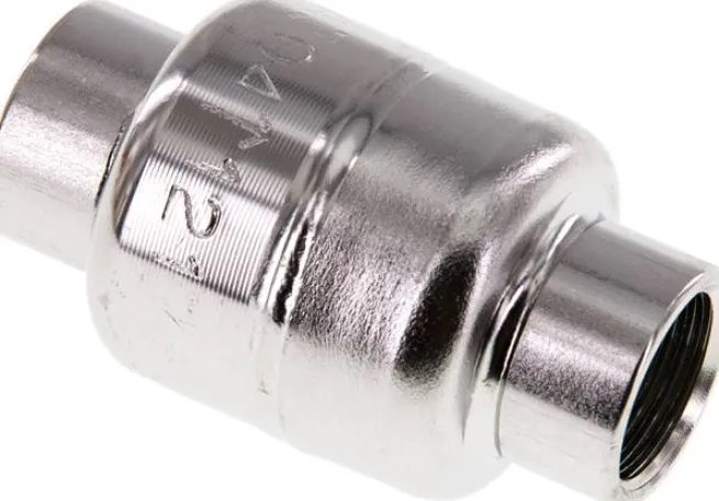 Rückschlagventil (leicht), G 3/8", PN 16, 1.4301