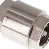 Rückschlagventil (leicht), G 1", PN 12, Messing vernickelt
