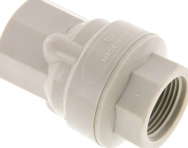 Rückschlagventil (leicht), G 3/4", PN 6, Polypropylen