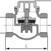 Rückschlagventil (leicht), G 1/2", PN 6, Polypropylen