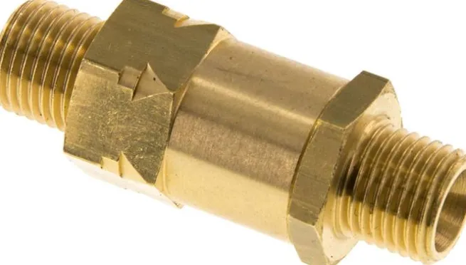 Rückschlagventil (Messing) G 1/4" (AG), PN 16