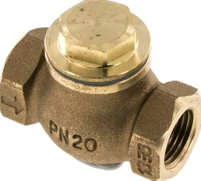 Rückschlagventil (schwer), G 1/2", PN 20, Rotguss