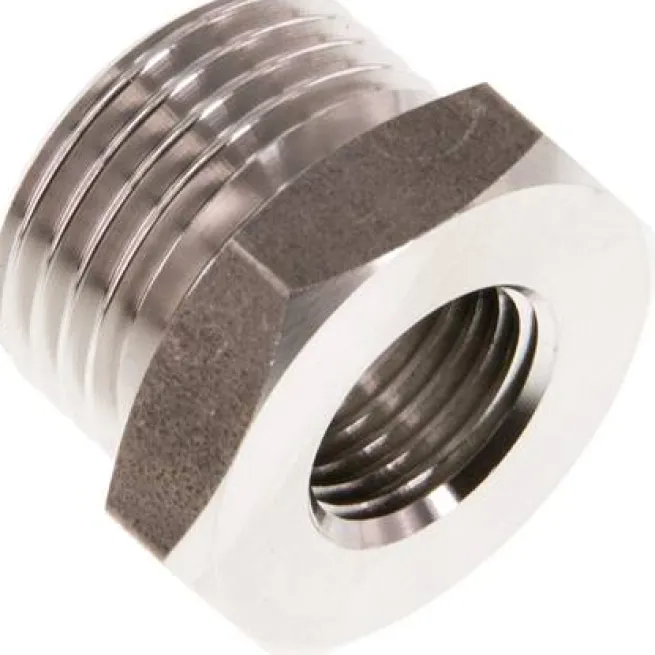 Reduziernippel G 1/2"(AG)-G 1/4"(IG), 1.4571