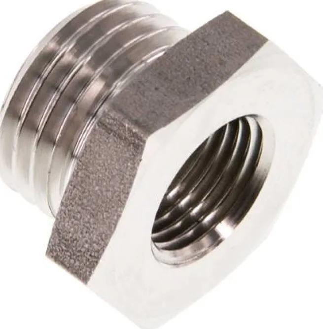 Reduziernippel G 1/4"(AG)-G 1/8"(IG), 1.4571