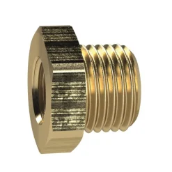 Reduziernippel G 1/4"(AG)-G 1/8"(IG), 16 bar Messing