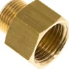 Reduziernippel G 3/8"(AG)-G 1/2"(IG), Messing