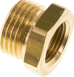 Reduziernippel G 1/2"(AG)-G 3/8"(IG), Messing