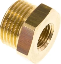 Reduziernippel G 3/8"(AG)-G 1/8"(IG), Messing