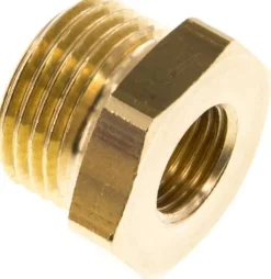 Reduziernippel G 1/2"(AG)-G 1/ 4"(IG), Messing