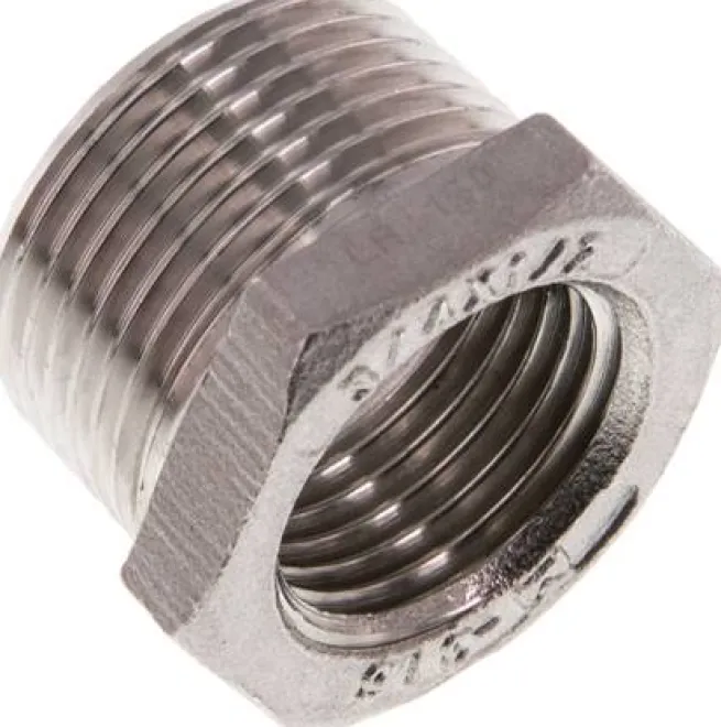 Reduziernippel R 3/4"(AG)-Rp 1/2"(IG), 1.4408
