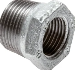 Reduziernippel R 2"(AG)-Rp 1/2"(IG), Temperguss verzinkt