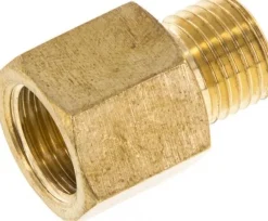 Reduzierstück M 12x1,25(AG)-G 1/4"(IG), Messing