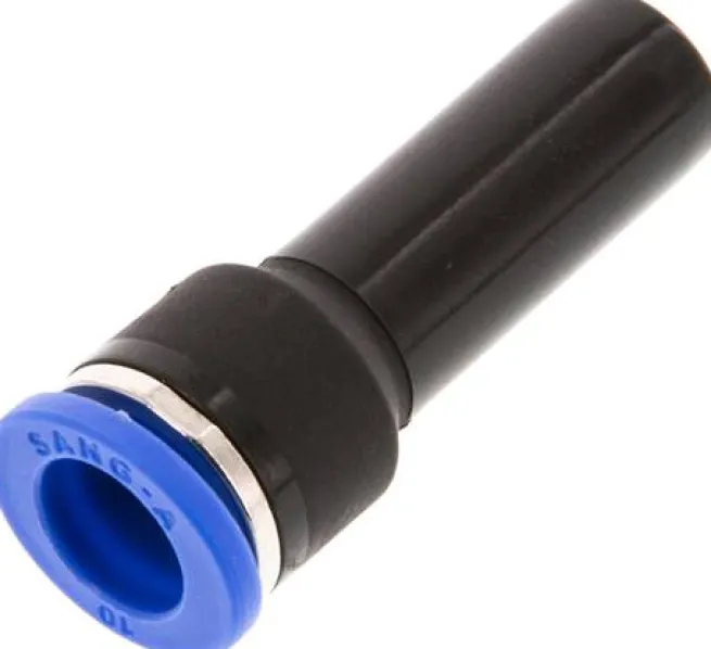 Reduzierung 12mm Stecknippel x 10mm Schlauch, IQS-Standard