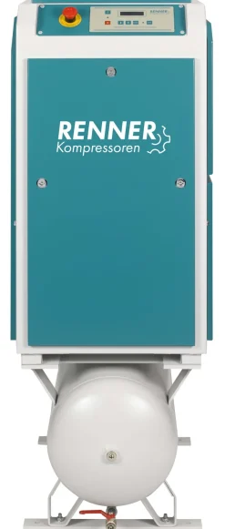 RENNER-Kompressor RSDF-PRO 5,5 auf 90 Liter Behälter- frequenzgeregelter Schraubenkompressor