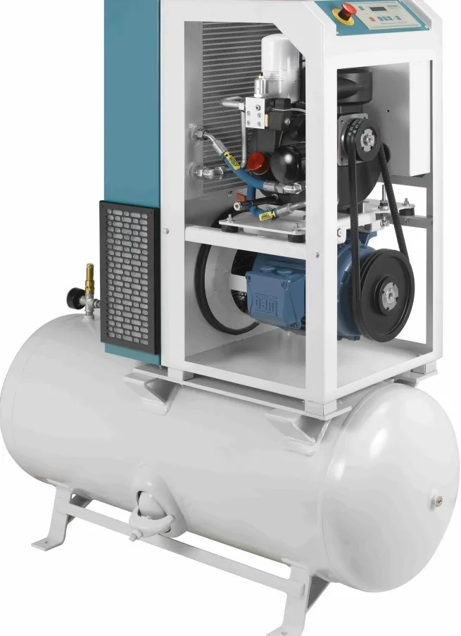 RENNER-Kompressor RSDF-PRO 5,5 auf 250 Liter Behälter- frequenzgeregelter Schraubenkompressor