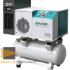 RENNER-Kompressor RSDK-B 3,0 mit 90 L. Behälter u. Trockner - Schraubenkompressor