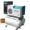 RENNER-Kompressor RSDK-B 7,5 mit 2x90 L. Behälter u. Trockner - Schraubenkompressor