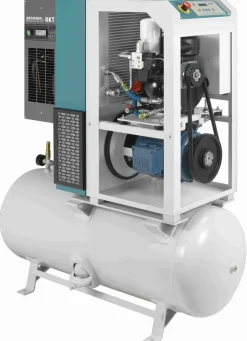 RENNER-Kompressor RSDKF-PRO 5,5 250L Behälter inkl. Kältetrockner - frequenzgeregelte Schraube
