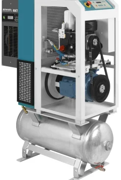 RENNER-Kompressor RSDKF-PRO 5,5 90L Behälter inkl. Kältetrockner - frequenzgeregelte Schraube