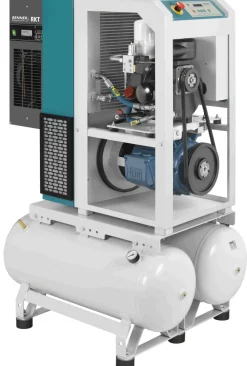 RENNER-Kompressor RSDKF-PRO 5,5 2x90L Behälter inkl. Kältetrockner - frequenzgeregelte Schraube