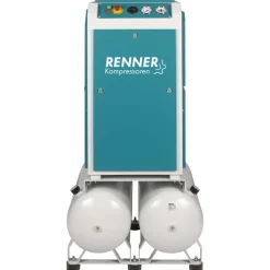 RENNER-Kompressor RSDK-PRO 7,5 auf 2x90L Behälter inkl. Kältetrockner - Schraubenkompressor