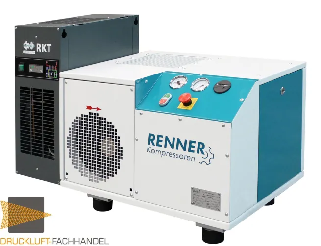 RENNER-Kompressor RSK-B 2,2 mit Kältetrockner | Schraubenkompressor