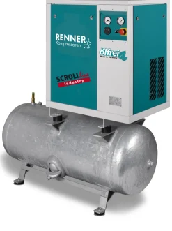 RENNER-Scrollkompressor Industry SLD-NEO 5,5 I 10 bar auf 250L Behälter -Ölfrei