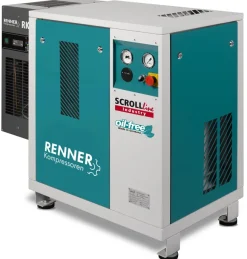 RENNER-Scrollkompressor Industry SLK-NEO 4,5 I 10 bar mit Kältetrockner-Ölfrei