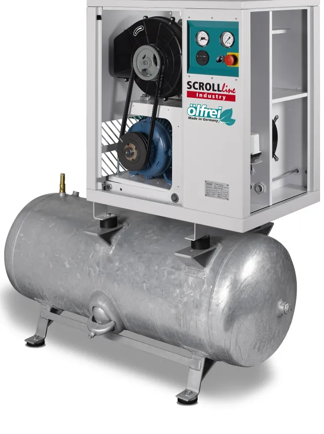 RENNER-Scrollkompressor Industry SLD-NEO 2-2,2 I 8 bar auf 250L Behälter -Ölfrei