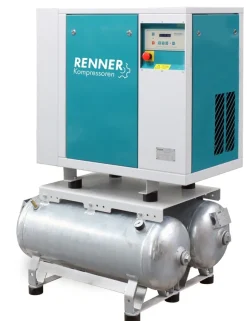 RENNER-Scrollkompressor SuperSilent SLD-NEO 5,5 S 10 bar auf 2 x 90L Behälter -Ölfrei