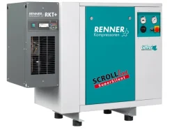 RENNER-Scrollkompressor SuperSilent SLK-NEO 7,5 S 10 bar mit Kältetrockner-Ölfrei