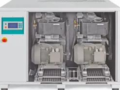 RENNER-Scrollkompressor SuperSilent SLKM-S 7,5 10 bar als Mehrfachanlage mit Kältetrockner-Ölfrei