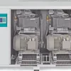 RENNER-Scrollkompressor SuperSilent SLKM-S 11,0 10 bar als Mehrfachanlage mit Kältetrockner-Ölfrei