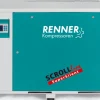 RENNER-Scrollkompressor SuperSilent SLKM-S 9,0 10 bar als Mehrfachanlage mit Kältetrockner-Ölfrei