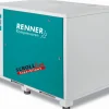 RENNER-Scrollkompressor SuperSilent SLKM-S 13,5 10 bar als Mehrfachanlage mit Kältetrockner-Ölfrei