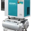 RENNER-Scrollkompressor SuperSilent SLDK-NEO 5,5 S 10 bar auf 2 x 90L Behälter mit Kältetrockner-Ölfrei
