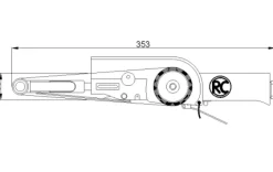 Rodcraft Bandschleifer 20mm (7156)
