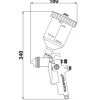 Rodcraft Farbspritzpistole Modell 8102/14