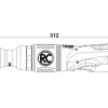 Rodcraft Ratschenschrauber RC3700 DUO PAWL G1/2 KOMPOSIT 250 Nm ,8951078074