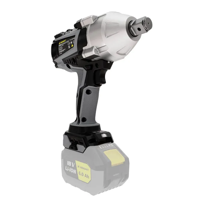 Rodcraft RC9087 Akku-Schlagschrauber, Vierkant 3/4 Zoll, max. Lösemoment 1500 Nm, LED-Licht, ohne Akku, ohne Ladegrät, im Karton