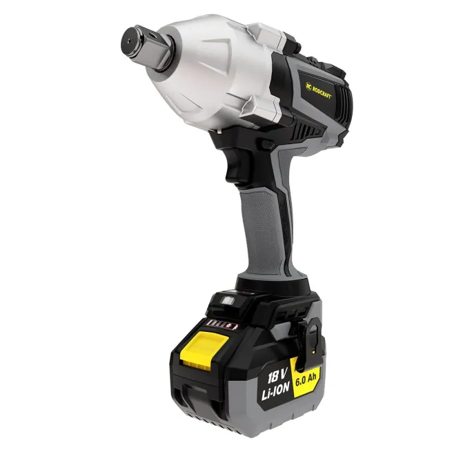 Rodcraft RC9087K6 Akku-Schlagschrauber, Vierkant 3/4 Zoll, max. Lösemoment 1500 Nm, inkl. 2x 6 Ah Akku, Ladegerät und Stofftasche