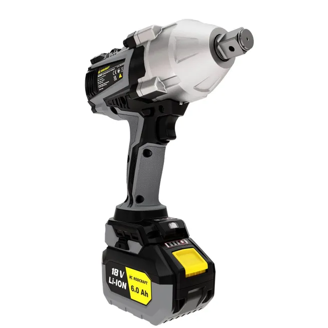 Rodcraft RC9087K6 Akku-Schlagschrauber, Vierkant 3/4 Zoll, max. Lösemoment 1500 Nm, inkl. 2x 6 Ah Akku, Ladegerät und Stofftasche