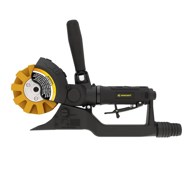 Rodcraft RC7095K Druckluft MBX Multi-Schleifer, stufenlose Geschwindigkeitsregulierung, verstellbarer Handgriff, mit viel Zubehör, im Kunststoffkoffer